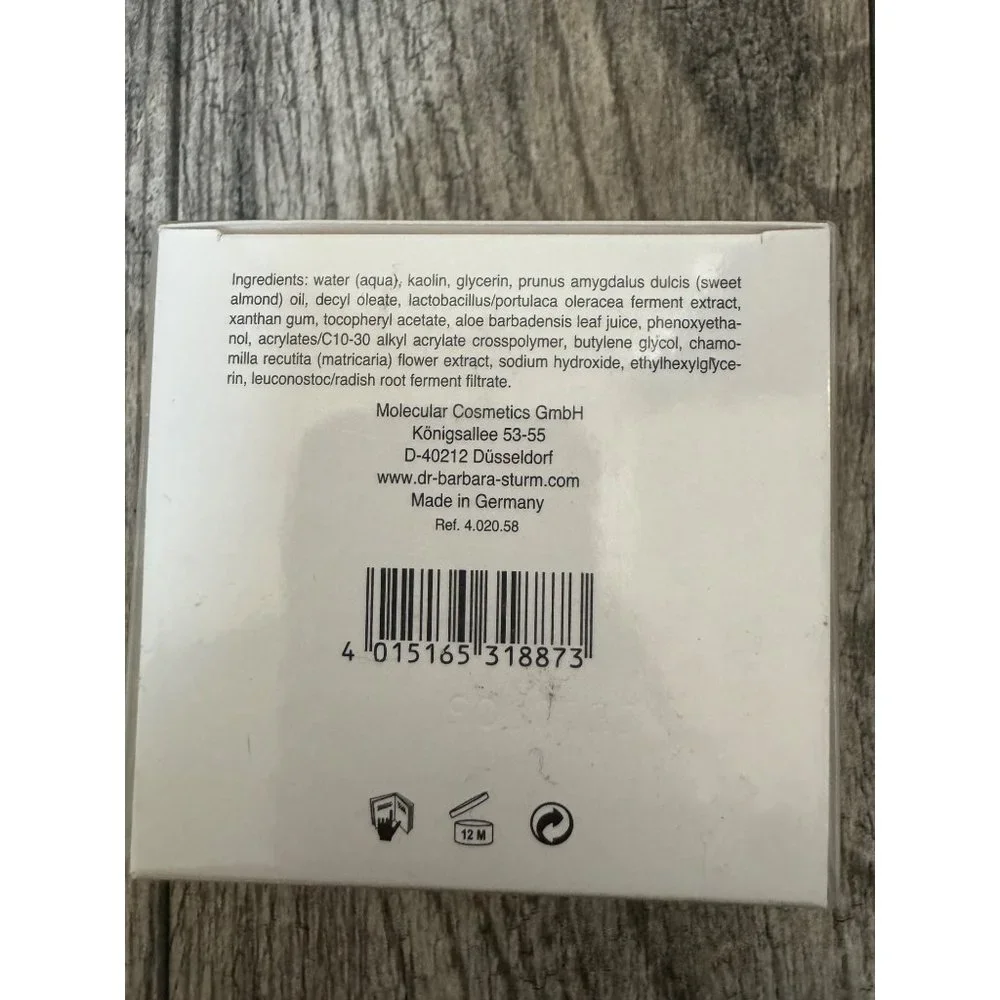NEW Sealed In Box Dr Barbara Sturm Face Mask 50mL / 1.69oz